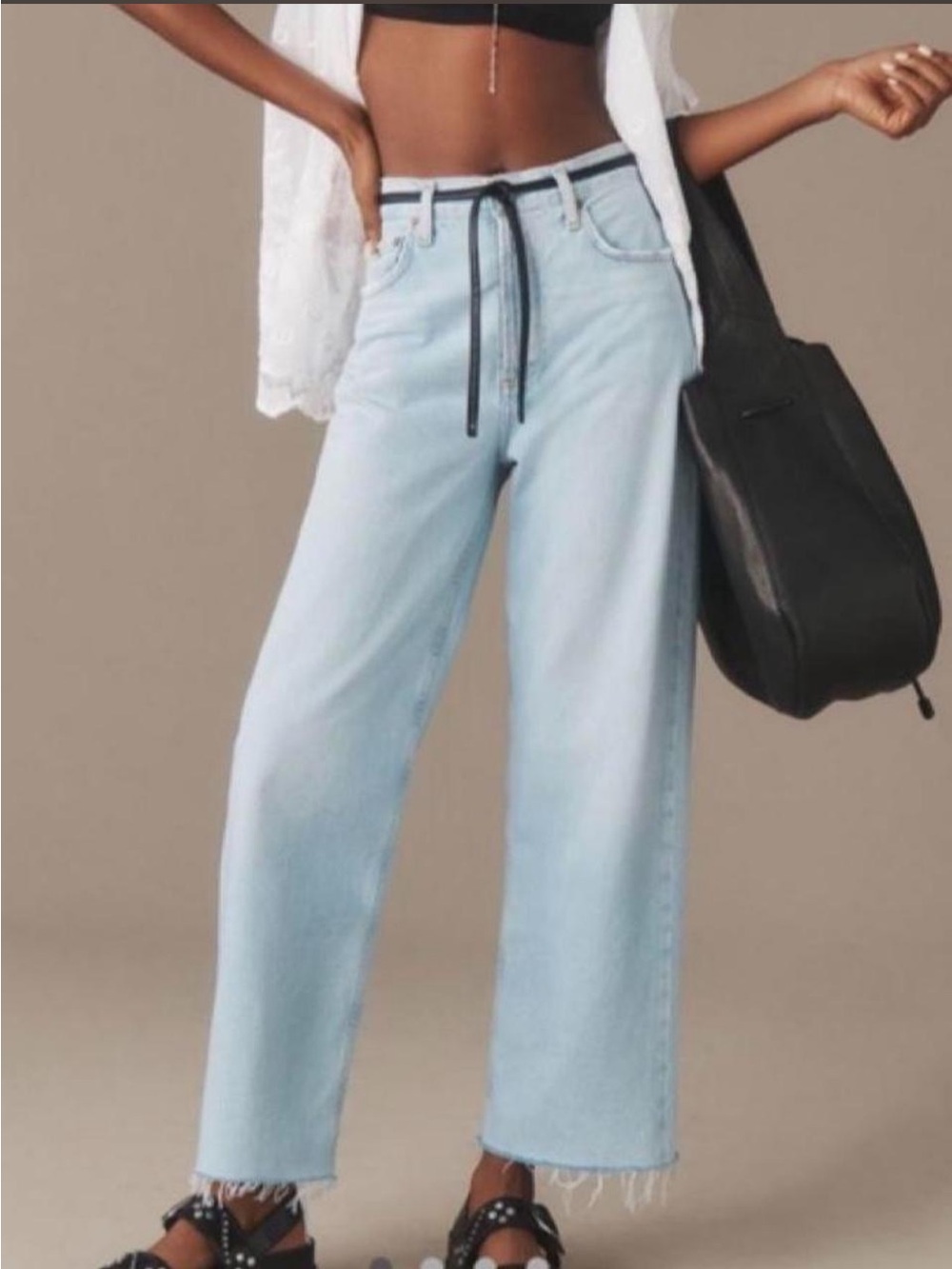 AGOLDE REN High Waist Cropped jeans